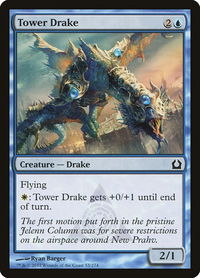 Tower Drake - Return to Ravnica (RTR) #55 - Common Magic: The Gathering Trading Card