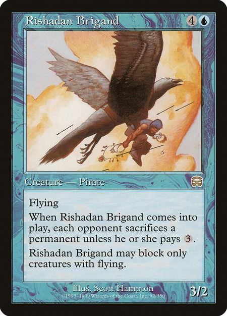Rishadan Brigand - Mercadian Masques Magic: The Gathering trading card