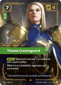 Tianna Crownguard - Spiritforged (SFD) #060/221 - Epic Riftbound Trading Card