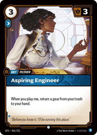 Aspiring Engineer - Spiritforged (SFD) #061/221 - Common Riftbound Trading Card