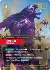 Rek'Sai - Breacher - Spiritforged (SFD) #029/221 - Epic Riftbound Trading Card