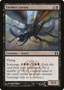 Zanikev Locust - Return to Ravnica (RTR) #84 - Uncommon Magic: The Gathering Trading Card