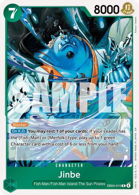 Jinbe - EB04-015 - The Azure Sea's Seven One Piece trading card