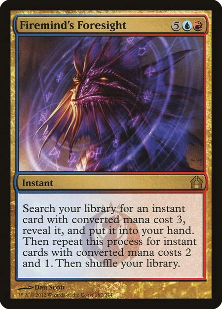 Firemind's Foresight - Return to Ravnica Magic: The Gathering trading card