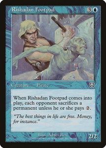 Rishadan Footpad - Mercadian Masques (MMQ) #94 - Uncommon Magic: The Gathering Trading Card