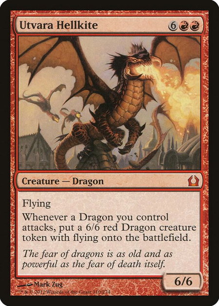 Utvara Hellkite - Return to Ravnica Magic: The Gathering trading card