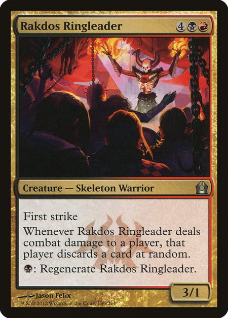 Rakdos Ringleader - Return to Ravnica Magic: The Gathering trading card