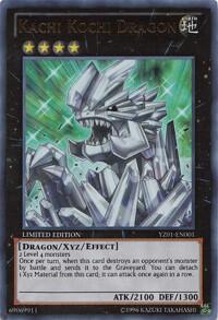 Kachi Kochi Dragon - Yu-Gi-Oh! ZEXAL Manga Promotional Cards (YZ0#) #YZ01-EN001 - Ultra Rare YuGiOh Trading Card