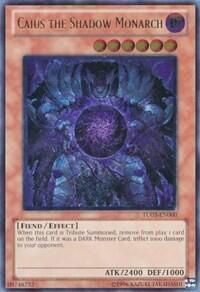 Caius the Shadow Monarch (UTR) - Turbo Pack: Booster Three (TU03) #TU03-EN000 - Ultimate Rare YuGiOh Trading Card