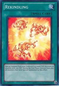 Rekindling - Turbo Pack: Booster Three (TU03) #TU03-EN004 - Super Rare YuGiOh Trading Card