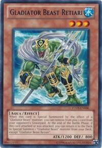 Gladiator Beast Retiari - Turbo Pack: Booster Three (TU03) #TU03-EN006 - Rare YuGiOh Trading Card