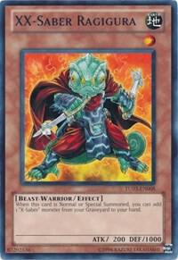 XX-Saber Ragigura - Turbo Pack: Booster Three YuGiOh trading card