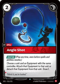 Angle Shot - Spiritforged (SFD) #011/221 - Uncommon Riftbound Trading Card