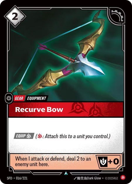 Recurve Bow - Spiritforged Riftbound trading card