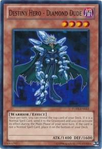 Destiny Hero - Diamond Dude trading card from Turbo Pack: Booster Three Destiny Hero - Diamond Dude - Turbo Pack: Booster Three YuGiOh trading card
