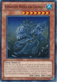 Superancient Deepsea King Coelacanth - Turbo Pack: Booster Three YuGiOh trading card