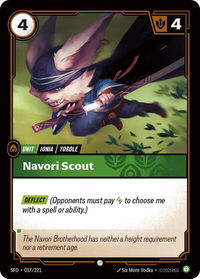 Navori Scout - Spiritforged (SFD) #037/221 - Common Riftbound Trading Card