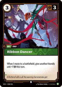 Ribbon Dancer - Spiritforged (SFD) #038/221 - Common Riftbound Trading Card
