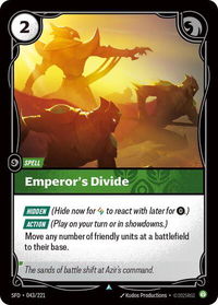 Emperor's Divide - Spiritforged (SFD) #043/221 - Uncommon Riftbound Trading Card