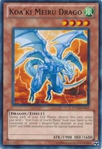 Koa'ki Meiru Drago trading card from Turbo Pack: Booster Three Koa'ki Meiru Drago - Turbo Pack: Booster Three YuGiOh trading card