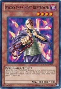 Kycoo the Ghost Destroyer trading card from Turbo Pack: Booster Three Kycoo the Ghost Destroyer - Turbo Pack: Booster Three YuGiOh trading card