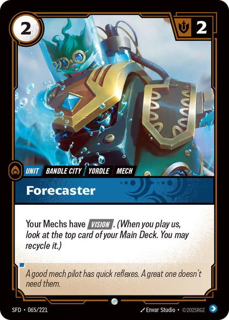 Forecaster - Spiritforged Riftbound trading card
