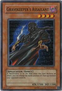 Gravekeeper's Assailant - Turbo Pack: Booster Two (TU02) #TU02-EN002 - Super Rare YuGiOh Trading Card