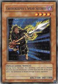 Gravekeeper's Spear Soldier - Turbo Pack: Booster Two (TU02) #TU02-EN006 - Rare YuGiOh Trading Card