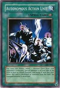 Autonomous Action Unit trading card from Turbo Pack: Booster Two Autonomous Action Unit - Turbo Pack: Booster Two YuGiOh trading card