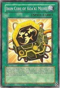 Iron Core of Koa'ki Meiru - Turbo Pack: Booster Two YuGiOh trading card