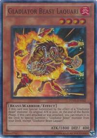 Gladiator Beast Laquari - Turbo Pack: Booster Five YuGiOh trading card
