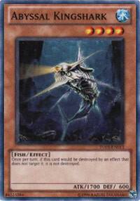 Abyssal Kingshark trading card from Turbo Pack: Booster Five Abyssal Kingshark - Turbo Pack: Booster Five YuGiOh trading card