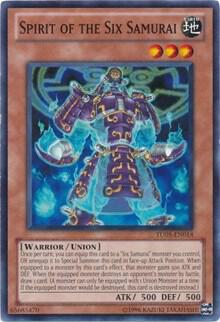 Spirit of the Six Samurai - Turbo Pack: Booster Five YuGiOh trading card