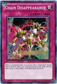 Chain Disappearance - Turbo Pack: Booster Six (TU06) #TU06-EN002 - Super Rare YuGiOh Trading Card