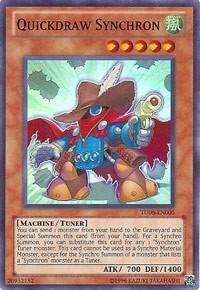 Quickdraw Synchron - Turbo Pack: Booster Six YuGiOh trading card