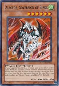 Alector, Sovereign of Birds trading card from Turbo Pack: Booster Six Alector, Sovereign of Birds - Turbo Pack: Booster Six YuGiOh trading card