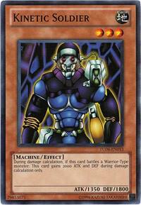 Kinetic Soldier trading card from Turbo Pack: Booster Six Kinetic Soldier - Turbo Pack: Booster Six YuGiOh trading card