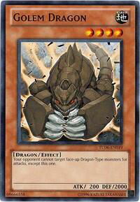 Golem Dragon - Turbo Pack: Booster Six (TU06) #TU06-EN019 - Common / Short Print YuGiOh Trading Card