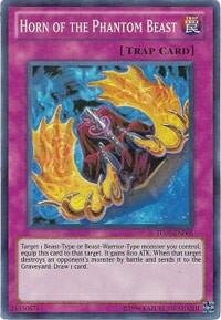 Horn of the Phantom Beast - Turbo Pack: Booster Seven (TU07) #TU07-EN005 - Super Rare YuGiOh Trading Card