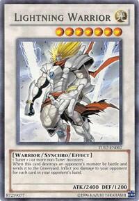 Lightning Warrior - Turbo Pack: Booster Seven (TU07) #TU07-EN007 - Rare YuGiOh Trading Card
