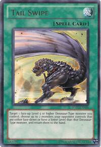 Tail Swipe trading card from Turbo Pack: Booster Seven Tail Swipe - Turbo Pack: Booster Seven YuGiOh trading card