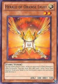 Herald of Orange Light trading card from Turbo Pack: Booster Seven Herald of Orange Light - Turbo Pack: Booster Seven YuGiOh trading card