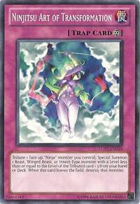 Ninjitsu Art of Transformation trading card from Turbo Pack: Booster Seven Ninjitsu Art of Transformation - Turbo Pack: Booster Seven YuGiOh trading card