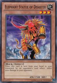 Elephant Statue of Disaster trading card from Turbo Pack: Booster Eight Elephant Statue of Disaster - Turbo Pack: Booster Eight YuGiOh trading card