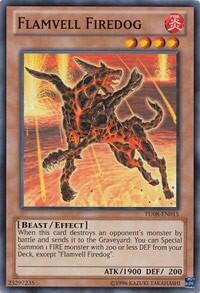 Flamvell Firedog - Turbo Pack: Booster Eight (TU08) #TU08-EN015 - Common / Short Print YuGiOh Trading Card