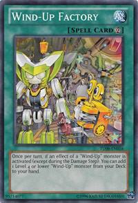 Wind-Up Factory trading card from Turbo Pack: Booster Eight Wind-Up Factory - Turbo Pack: Booster Eight YuGiOh trading card