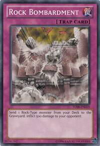 Rock Bombardment - Turbo Pack: Booster Eight (TU08) #TU08-EN019 - Common / Short Print YuGiOh Trading Card