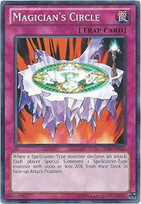 Magician's Circle trading card from Turbo Pack: Booster Eight Magician's Circle - Turbo Pack: Booster Eight YuGiOh trading card