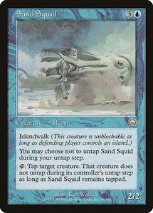 Sand Squid - Mercadian Masques (MMQ) #96 - Rare Magic: The Gathering Trading Card