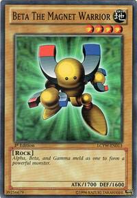 Beta the Magnet Warrior trading card from Legendary Collection 3: Yugi's World Beta the Magnet Warrior - Legendary Collection 3: Yugi's World YuGiOh trading card